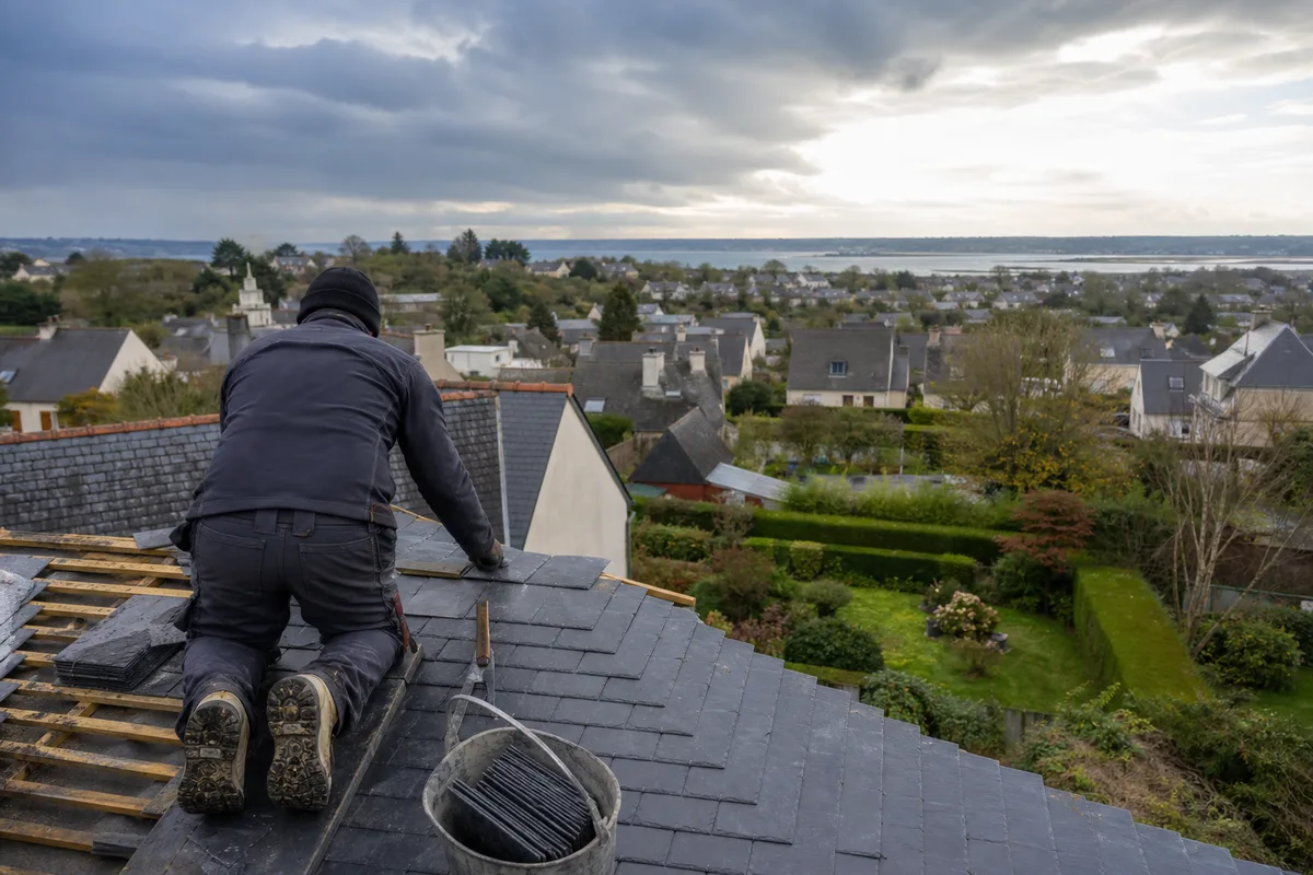 Couvreur à Ploufragan : réfection et couverture ardoise (22)